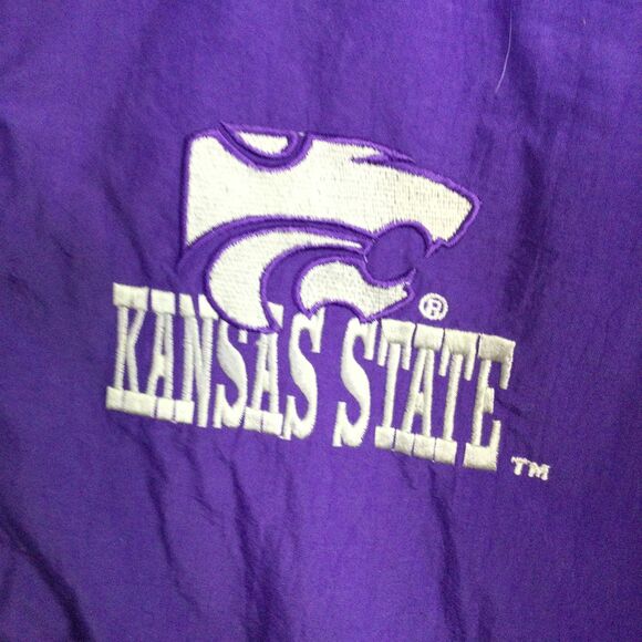 Starter Mens Kansas State Wildcats KSU Coat 90's Full Zip Vintage Purple Size M - Picture 14 of 16